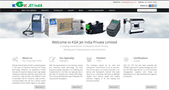 Desktop Screenshot of kgkjetindia.com
