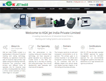 Tablet Screenshot of kgkjetindia.com